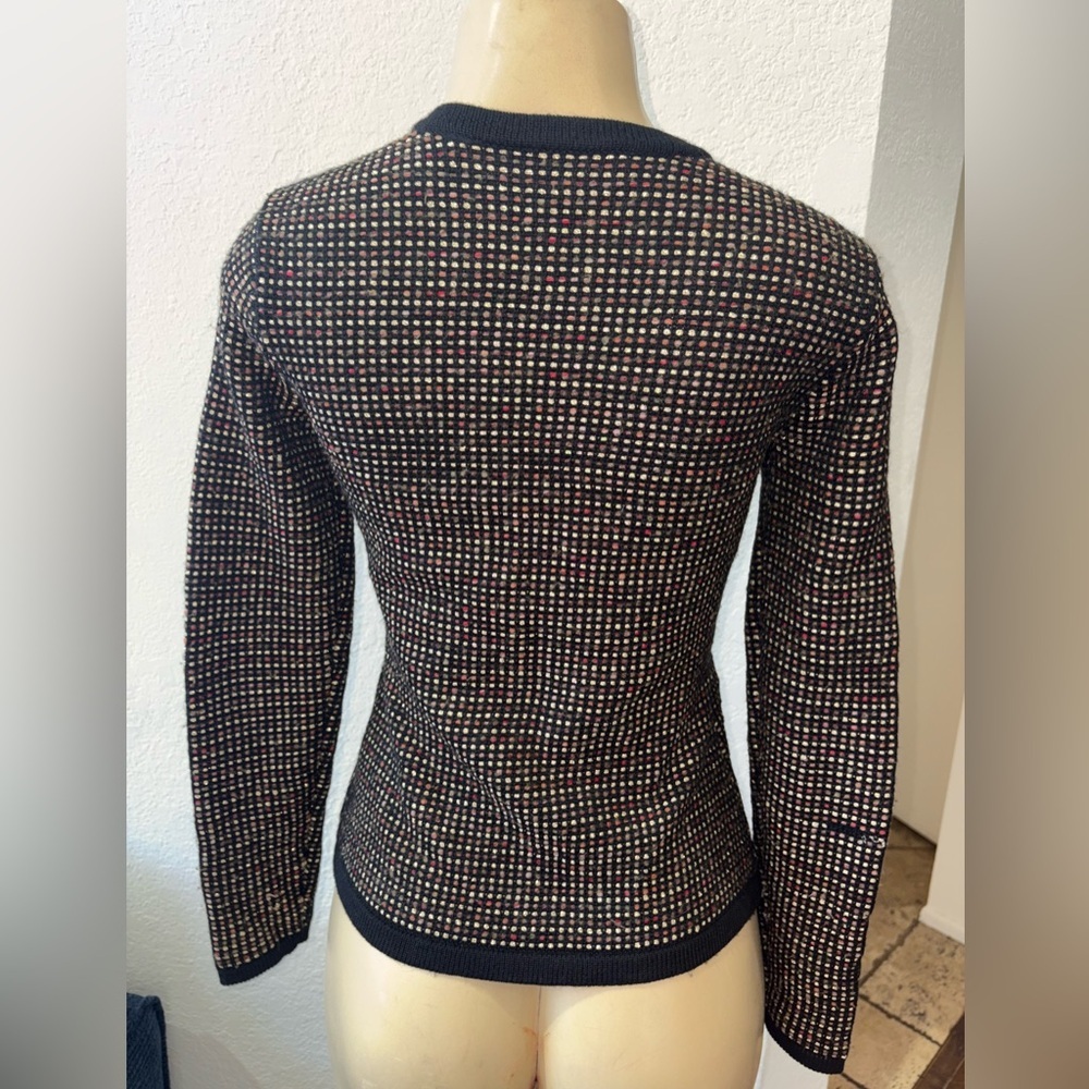 Ted Baker London Metallic Cardigan Zip Up Sweater New Size 0 - Picture 4 of 6